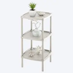 RIMAX - Mesa Multiusos 3 Niveles Taupe