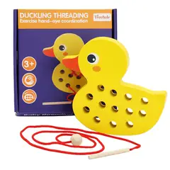 GENERICO - Juego de Enhebrado de Patito