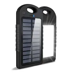 POWER - Cargador Panel Solar + Lampara Bank Usb