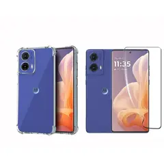 GENERICO - Funda Airbag Antichoque + Hidrogel Para Motorola Moto G85