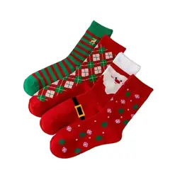100 - Paquete 4 Pares Medias Estilo Clasico Navidad