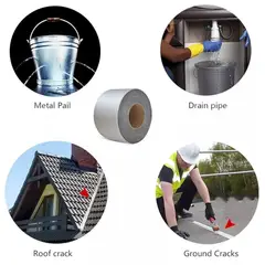 GENERICO - Cinta Impermeable De Butilo Superfuerte De 5 Cm X 10 M