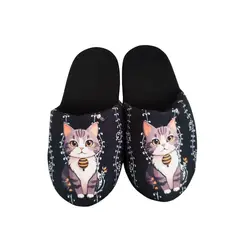 GENERICO - Pantuflas Gato Descansa Con Tu Amigo Fiel