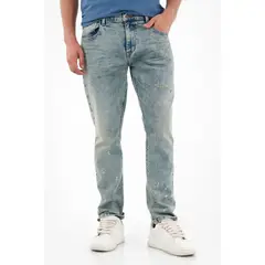 TENNIS - Jean Nudy tono claro froster azul para hombre