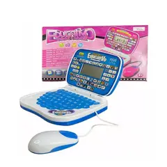 GENERICO - Mini computador didáctico azul máquina de estudio