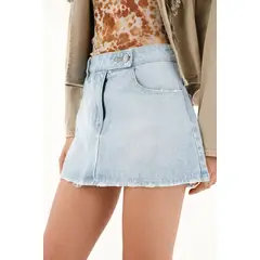 TENNIS - Falda corta con desgastes para mujer