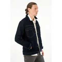 TENNIS - Chaqueta Trucker con bolsillos de tapa para hombre