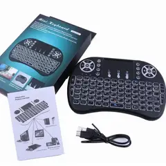 GENERICO - Control Smart TV Iluminado Bluetooth I8 Nuevo