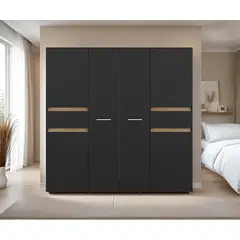 RTA DESIGN - Closet Grande Imperial 200x200 Wengue y Fresno Europeo