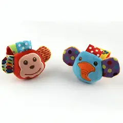 GENERICO - Sonajeros de Muñeca para Bebé – Set de 2 unidades