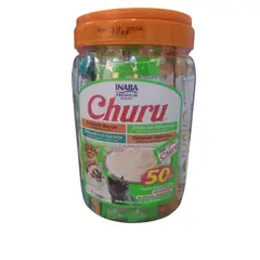 GENERICO - Churu Gatos - Tarro Variedades Atún Y Pollo - 50 Tubitos