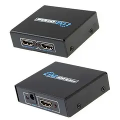 GENERICO - Multiplicador Splitter HDMI x 2 Negro