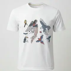 ZIPRE - Camiseta Sostenible Leyendas del Aire Poliéster Reciclado