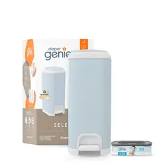 PLAYTEX - Caneca Pañales Diaper Acero Inox Azul