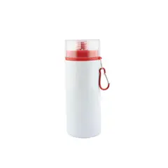 GENERICO - Botilito Metálico Sublimación Well 625 ml- Rojo Incluye Imagen Personalizada
