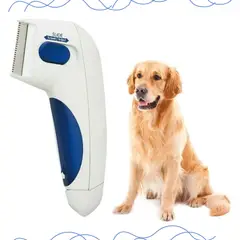 GENERICO - Peine Eléctrico Para Mascotas Mata Pulgas