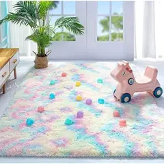 GENERICO - Tapete Alfombra Peluda 150200 Cm Sala Unicornio