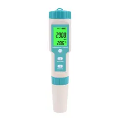 GENERICO - Medidor De Calidad Del Agua Ph, Tds, Ec, Salt, Temp, ORP, SG 7 En 1