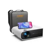 ELEGANT - Proyector con WiFi 6 y Bluetooth, YABER V8 4K