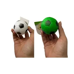 MAZUGI - Juguete Pelota Hule Futbol Perro Mascotas 6 Cm X2und Sonido
