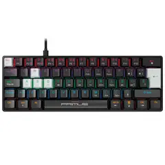 PRIMUS - Teclado Gamer Mecánico BALLISTA61T Negro Switch Rojo USB RGB