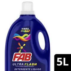 FAB - Detergente Liquido ULTRA COLOR Botella 5L