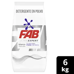 FAB - Detergente Polvo ULTRA BLANCO 6KG
