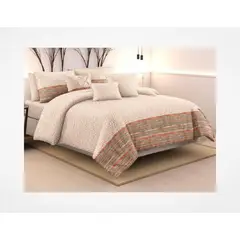 SIRENITAS - Juego de sabanas Cama Semidoble Naranja Terracota Animal Print
