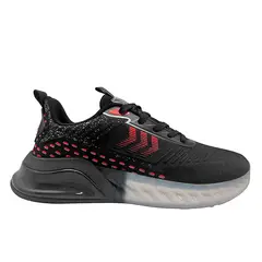 GENERICO - Tenis Deportivo Origen Nankin Ath M02 Negro Rojo