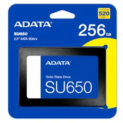 ADATA - Disco SSD SU650 256GB SATA III 25 Alta velocidad y confiabilidad