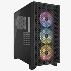 CORSAIR - Chasis 3000D ARGB Flow Mid-Tower Vidrio Templado