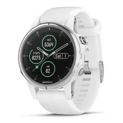 GARMIN - Smartwatch Fenix 5S Zafiro Blanco 42mm con Sensor HR