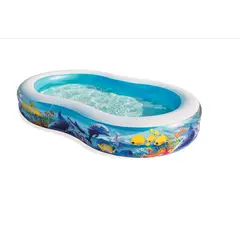 BESTWAY - Piscina Inflable Ovalada 54118 544l Peces