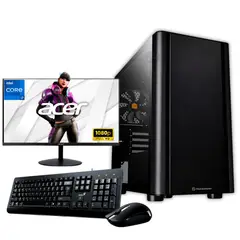AMD - Pc Gamer Torre Intel Core I7 12700 Ram 16gb Ssd 1Tb Led 22 Fhd T.V. 3050