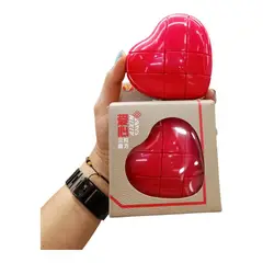 MOYU - Cubo Rubik Corazon Yj 3x3 Heart Cube - Colores