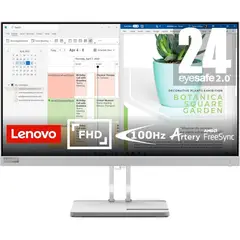 LENOVO - Monitor L24E-40 23.8" Full HD 1920x1080 100 Hz Blanco HDMI