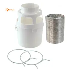 INDOOR - Ducto Para Secadora Con Recipiente Atrapa Pelusas
