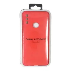 GENERICO - Forro Silicone Case compatible con Samsung A10s M01s Rojo