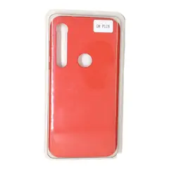 GENERICO - Forro Silicone Case compatible con Motorola G8 Plus Rojo