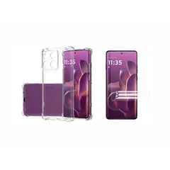 GENERICO - Funda Airbag Antichoque + Hidrogel Para Motorola edge 60 Pro