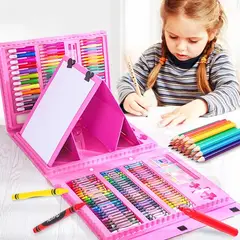 EXPLORA MALETAS - Set Kit De Arte Dibujo Colores Para Niños Maleta