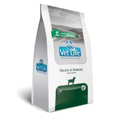 VET LIFE - Perros Obesity & Diabetic – 2 kg
