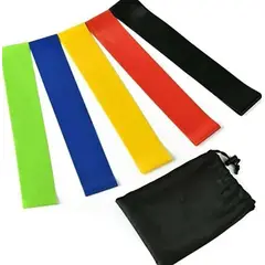 GENERICO - Set x5 Bandas Elasticas de Resistencia