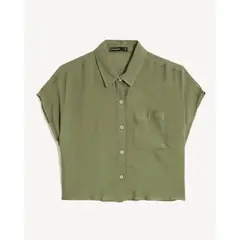 SEVEN SEVEN - Blusa Para Mujer Manga Corta Color Verde Marca #28124072