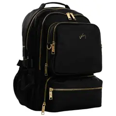 VELEZ - Maleta Morral Tamar de lona para Mujer Negro-.
