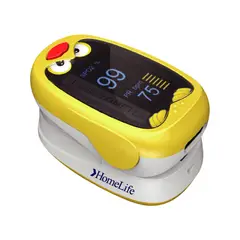 HOME LIFE - Oxímetro De Pulso Pediátrico K1 Amarillo