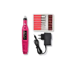 SKY - Pulidor De Uñas Eléctrico Acrílicos Manicura Kit De Brocas