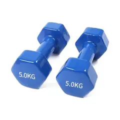 GENERICO - 2 Mancuernas 5 Kilo Forradas Caucho