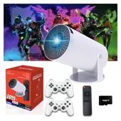 GENERICO - Mini proyector 4K con juegos ideal para cine en casa