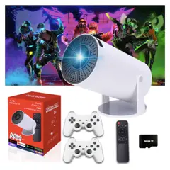 GENERICO - Mini proyector 4K con juegos ideal para cine en casa